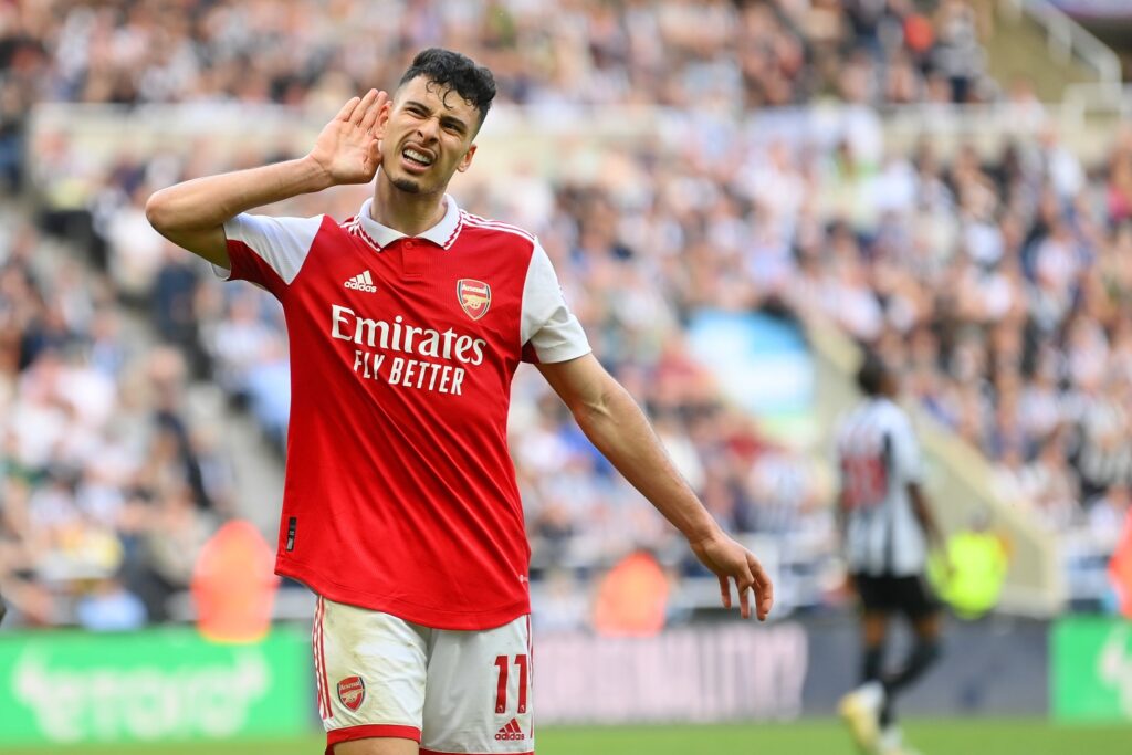 gabriel martinelli menjadi man of the match ketika bertemu dengan MU